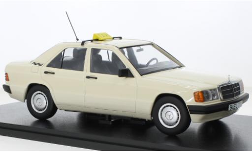 Diecast model cars Mercedes 190 Base D (W201) Taxi 1993 1/18 Triple 9 Collection