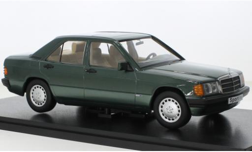 Diecast model cars Mercedes 190 Base E (W201) 2.3 Sportline metallise green 1993 1/18 Triple 9 Collection