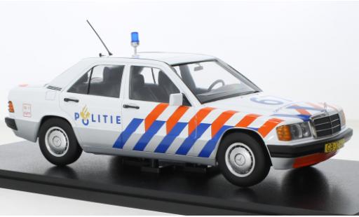 Diecast model cars Mercedes 190 Base E (W201) Politie (NL) 1993 1/18 Triple 9 Collection