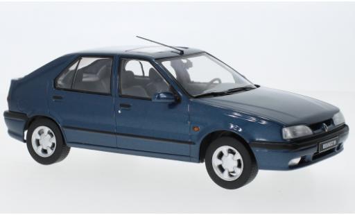 Diecast model cars Renault 19 Base metallise blue 94 1/18 Triple 9 Collection