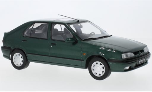 Diecast model cars Renault 19 Base metallise green 94 1/18 Triple 9 Collection