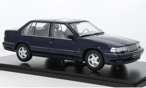 Diecast model cars Volvo 960 Base metallise blue 1996 1/18 Triple 9 Collection