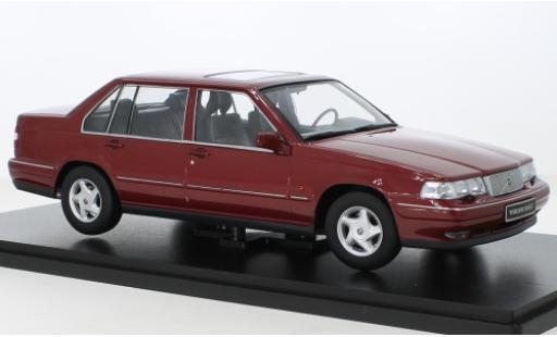 Diecast model cars Volvo 960 Base metallise red 1996 1/18 Triple 9 Collection