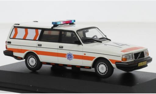 Diecast model cars Volvo 245 Base Rijkspolitie police (NL) 1/43 Triple 9 Collection