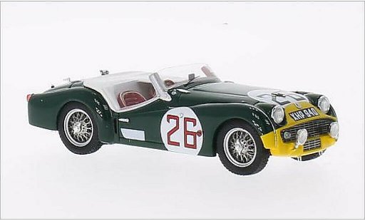 Triumph TR3 S 1/43 Spark RHD No.26 24h Le Mans 1959 /M.rothschild diecast model cars