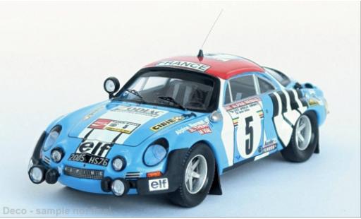 Diecast model cars Alpine A110 rallye East African Safari Rally 1975 #5 1/43 Trofeu