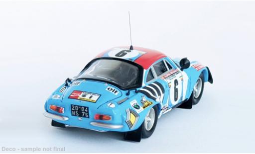 Diecast model cars Alpine A110 rallye East African Safari Rally 1975 #6 1/43 Trofeu