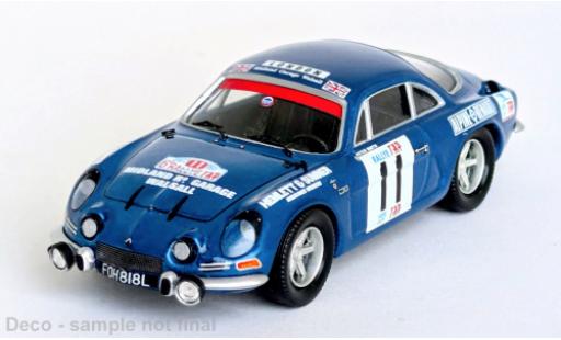 Diecast model cars Alpine A110 rallye Rally Tap 1972 #11 1/43 Trofeu