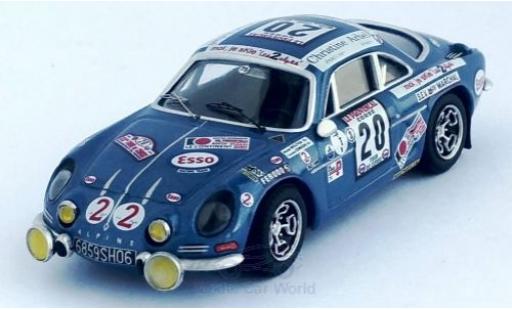 Diecast model cars Alpine A110 rallye Renault A 110 No.20 Rally WM Tour de Corse 1975 M.Mouton/F.Conconi 1/43 Trofeu