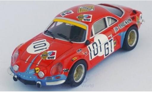 Diecast model cars Alpine A110 rallye Renault No.101 Deutsche Renault Automobile 1000 Km N&Atilde;&frac14;rburgring 1971 H.Schulze-Schwering/T.Betzler 1/43 Trofeu