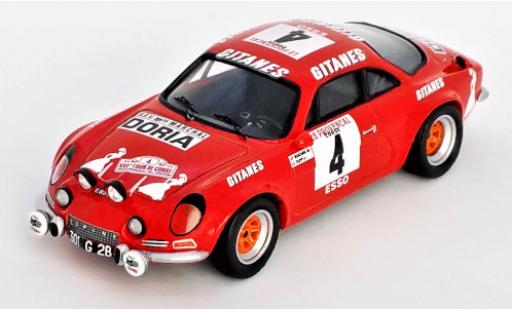 Diecast model cars Alpine A110 rallye Renault No.4 Gitanes Rally WM Tour de Corse 1978 J.P.Manzagol/J.F.Filippi 1/43 Trofeu