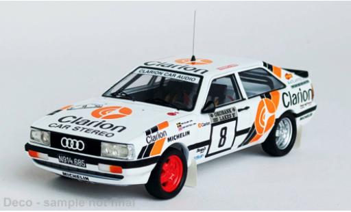 Diecast model cars Audi Quattro rallye 1000 Lakes Rally 1987 #8 1/43 Trofeu