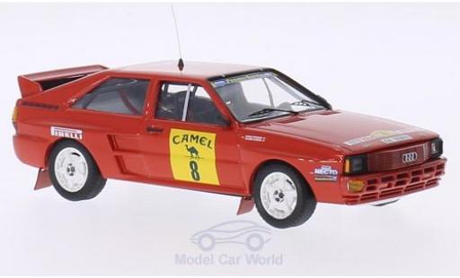 Diecast model cars Audi Quattro a2 No.8 Campeonato Espana Ralys Tierra 1988 C.Aldecoa/M.Inunciaga 1/43 Trofeu