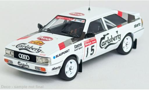 Diecast model cars Audi Quattro rallye Coupe Rally Condroz 1987 #5 1/43 Trofeu