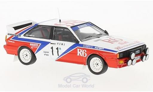 Diecast model cars Audi Quattro rallye No.11 Rally WM Rally Monte Carlo 1982 M.Cinotto/E.Radaelli 1/43 Trofeu