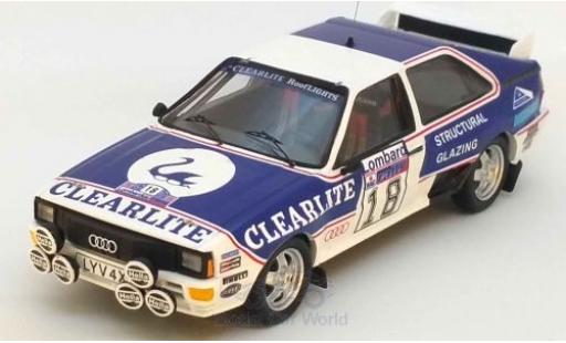 Diecast model cars Audi Quattro rallye No.18 Rally WM RAC Rally 1983 D.Weidner/R.Arthur 1/43 Trofeu