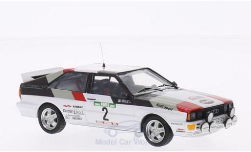 Diecast model cars Audi Quattro rallye No.2 Rally WM Rally Portugal 1981 H.Mikkola/A.Hertz 1/43 Trofeu