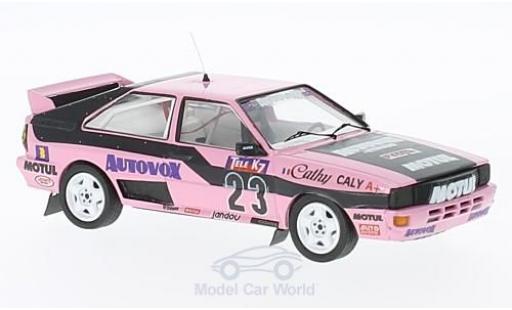 Diecast model cars Audi Quattro rallye No.23 Rally-Cross Luneville 1987 C.Caly 1/43 Trofeu