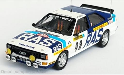 Diecast model cars Audi Quattro rallye No.48 Rally WM Rally Monte Carlo 1983 1/43 Trofeu