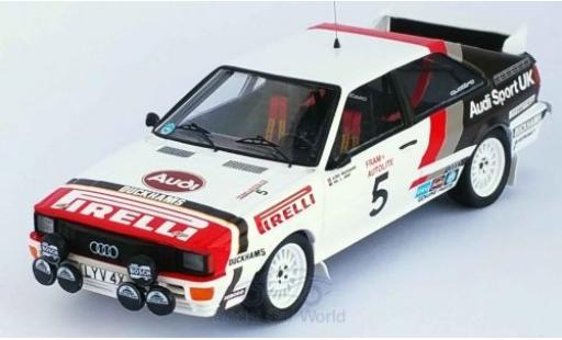 Diecast model cars Audi Quattro rallye No.5 Sport UK Welsh Rally 1982 B.Waldegaard/P.Short 1/43 Trofeu