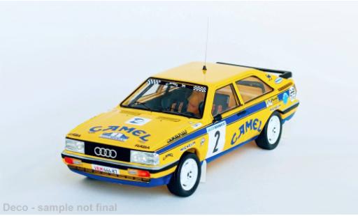 Diecast model cars Audi Quattro rallye Rally Bohemia 1987 #2 1/43 Trofeu