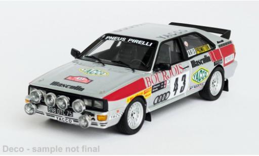 Diecast model cars Audi Quattro rallye Rally Monte Carlo 1982 #43 1/43 Trofeu