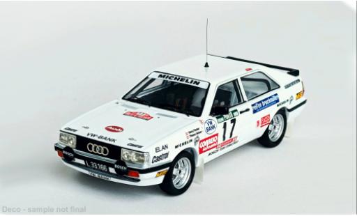 Diecast model cars Audi Quattro rallye Rally Portugal 1987 #17 1/43 Trofeu