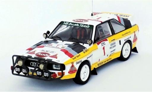 Diecast model cars Audi Sport Quattro rallye No.1 HB Team HB Rally WM Safari Rally 1985 H.Mikkola/A.Hertz 1/43 Trofeu
