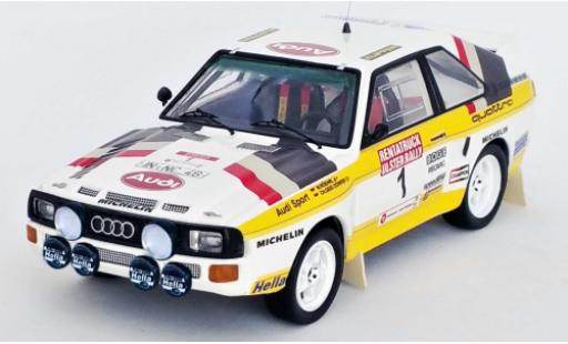 Diecast model cars Audi Sport Quattro rallye No.1 Rally Ulster 1984 W.R&Atilde;&para;hrl/C.Geistd&Atilde;&para;rfer 1/43 Trofeu