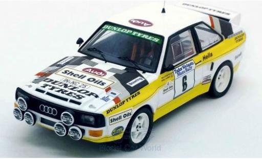 Diecast model cars Audi Sport Quattro rallye No.6 Rally Manx 1985 M.Wilson/N.Harris 1/43 Trofeu