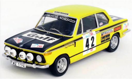 Diecast model cars Bmw 2002 rallye No.42 Motor-Nord Racing Gulf Rally WM Rally Portugal 1973 L.Asterhag/A.Gullberg 1/43 Trofeu