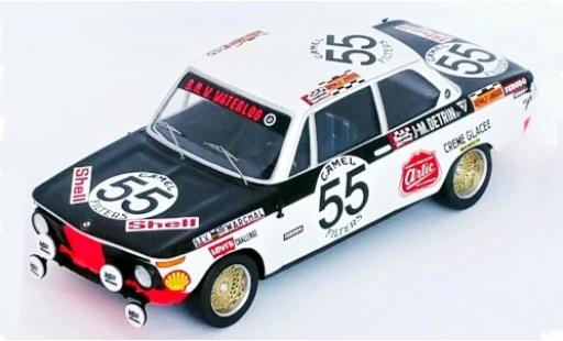 Diecast model cars Bmw 2002 course No.55 Waterloo 24h Spa Francorchamps 1972 R.Derom/J-M.Detrin 1/43 Trofeu