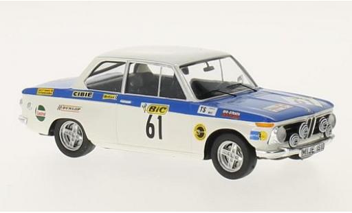 Diecast model cars Bmw 2002 course No.61 Tour Auto 1971 T.Fall/M.Wood 1/43 Trofeu