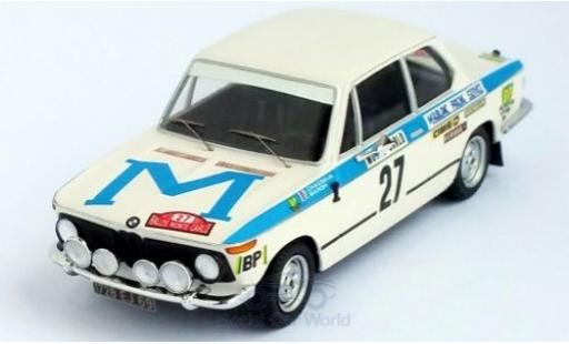 Diecast model cars Bmw 2002 ti No.27 Rally WM Rally Monte Carlo 1973 G.Chasseuil/C.Baron 1/43 Trofeu