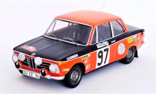 Diecast model cars Bmw 2002 ti No.97 Rally Monte Carlo 1970 A.Warmbold/P.Weber 1/43 Trofeu