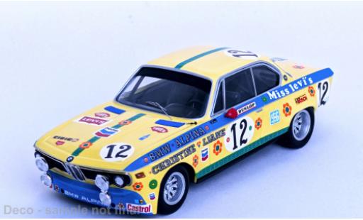 Diecast model cars Bmw 2800 CS 24h Spa 1971 #12 1/43 Trofeu
