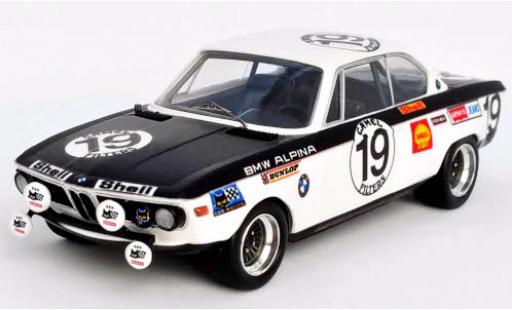 Diecast model cars Bmw 2800 CS (E9) No.19 Alpina 24h Spa Francorchamps 1971 R.Mathay/J.Xhenceval 1/43 Trofeu