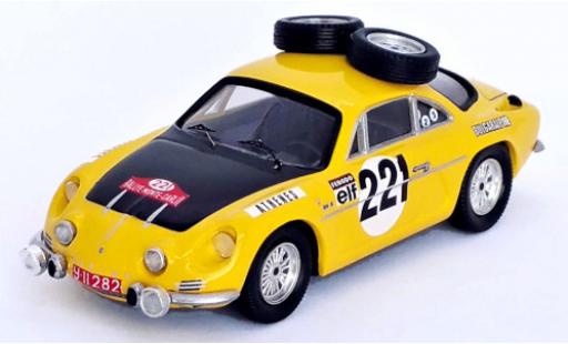 Diecast model cars Alpine A110 rallye Bulgaralpine No.221 Rally Monte Carlo 1969 I.Chubrikov/K.Chubrikov 1/43 Trofeu