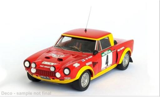 Diecast model cars Fiat 124 Abarth Rally No.4 Rally WM Rally Portugal 1975 1/43 Trofeu