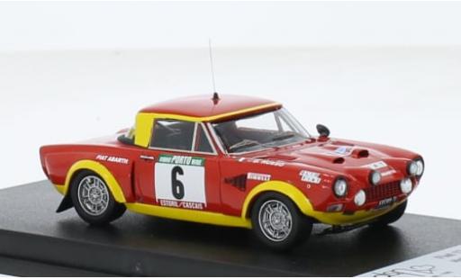 Diecast model cars Fiat 124 Abarth Rally No.6 Rally WM Rally Portugal 1975 1/43 Trofeu