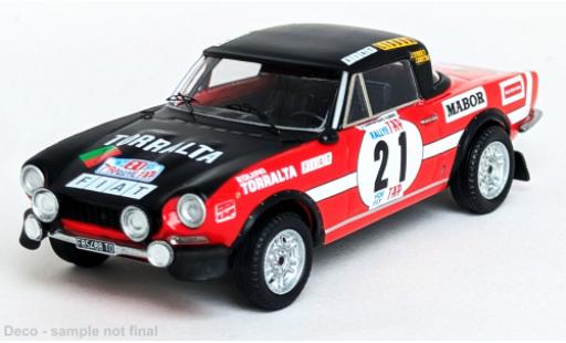 Diecast model cars Fiat 124 Sport Spider 1600 Rally Tap 1973 #21 1/43 Trofeu