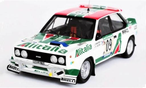 Diecast model cars Fiat 131 Abarth No.09 VS Corse Olio Alitalia Rally WM Rally Bandama 1978 J.Vinatier/J.F.Jacob 1/43 Trofeu