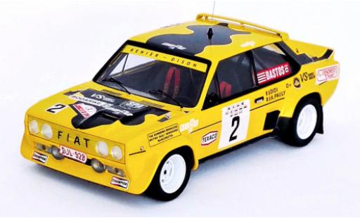 Diecast model cars Fiat 131 Abarth No.2 Boucles de Spa 1981 Didi/A.Pauly 1/43 Trofeu