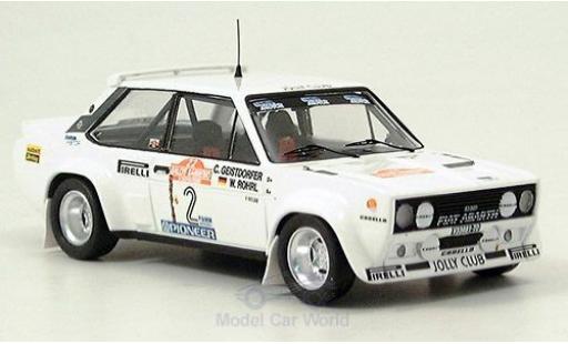Diecast model cars Fiat 131 Abarth No.2 Rally Sanremo 1980 D.Fr&Atilde;&para;hlich/C.Geistd&Atilde;&para;rfer 1/43 Trofeu