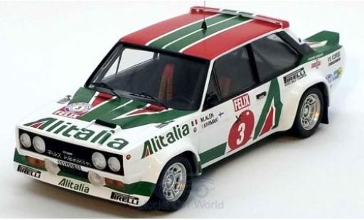 Diecast model cars Fiat 131 Abarth No.3 Alitalia Rally WM 1000 Lakes Rally 1978 M.Alen/I.Kivim&Atilde;&curren;ki 1/43 Trofeu