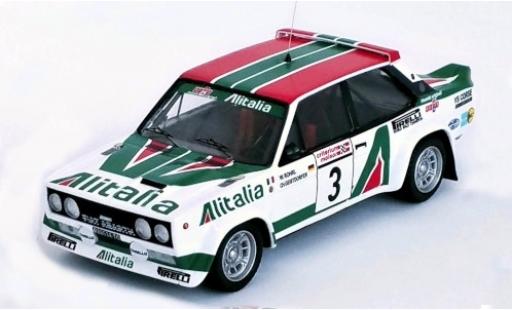 Diecast model cars Fiat 131 Abarth No.3 Alitalia Rally WM Criterium Molson du Quebec 1978 W.R&Atilde;&para;hrl/C.Geistd&Atilde;&para;rfer 1/43 Trofeu