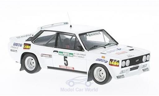 Diecast model cars Fiat 131 Abarth No.5 Rally WM Rally Portugal 1977 J-C.Andruet/C.Delferrier 1/43 Trofeu