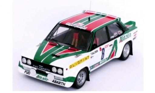 Diecast model cars Fiat 131 Abarth No.8 Alitalia Rally WM Criterium Molson du Quebec 1977 T.Salonen/J.Markkula 1/43 Trofeu