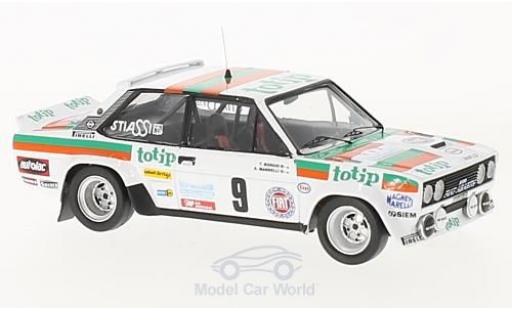 Diecast model cars Fiat 131 Abarth No.9 Rally Madeira 1982 A.Mandelli/T.Borghi 1/43 Trofeu