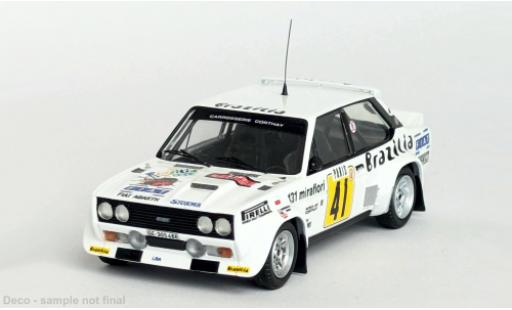 Diecast model cars Fiat 131 Abarth Rally Monte Carlo 1978 #41 1/43 Trofeu
